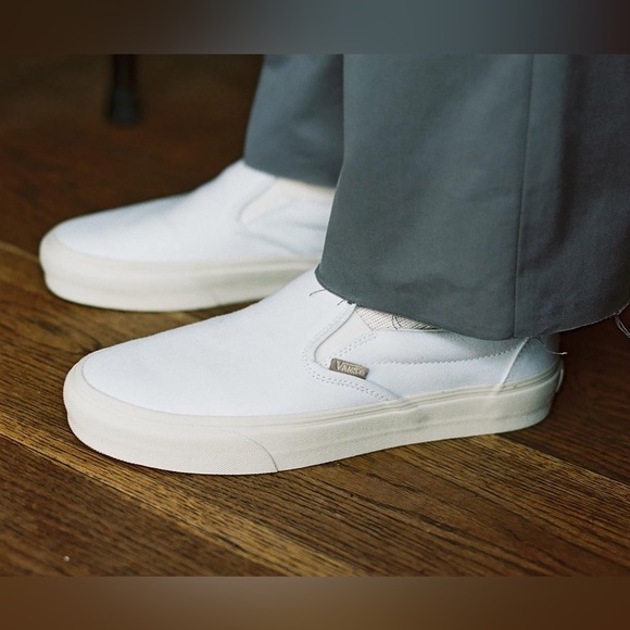 Vans Other - JJJJound x Vault by Vans Classic Slip-On VLT LX | True White | US M9